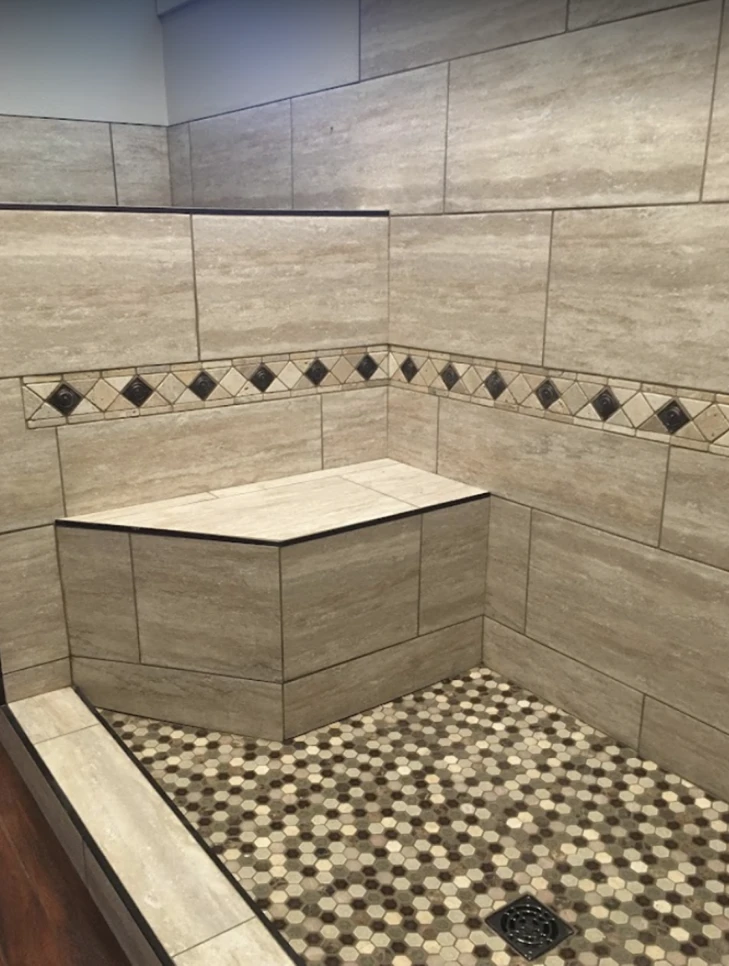 Floor To Ceiling tile shower